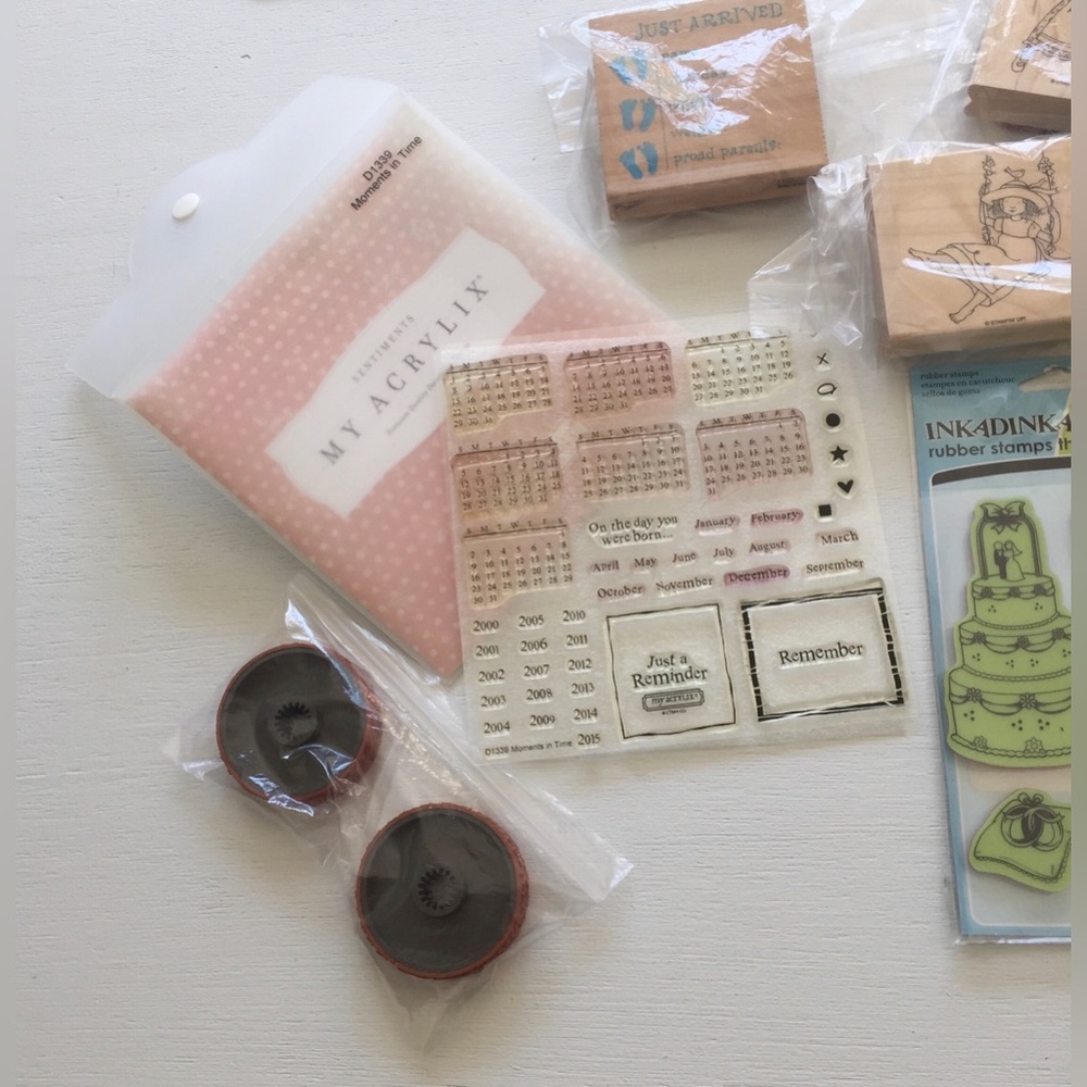 Assortment of Crafting Stamps - STAMPIN’ UP! - RUBBER STAMPEDE & More - Picture 2 of 16